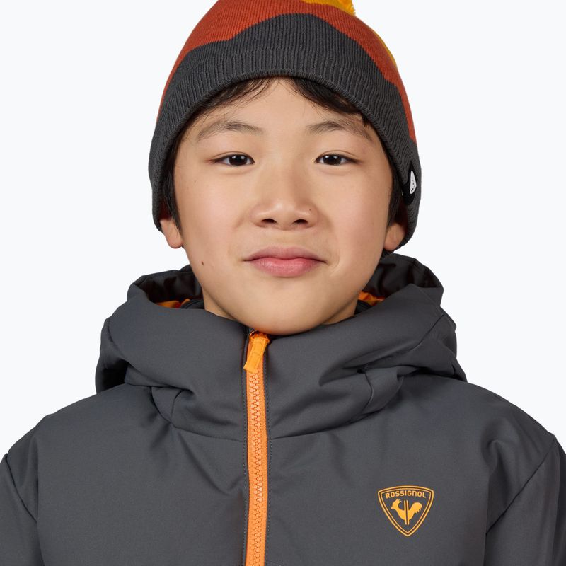 Giacca da sci da bambino Rossignol Boy Siz onyx grey 5