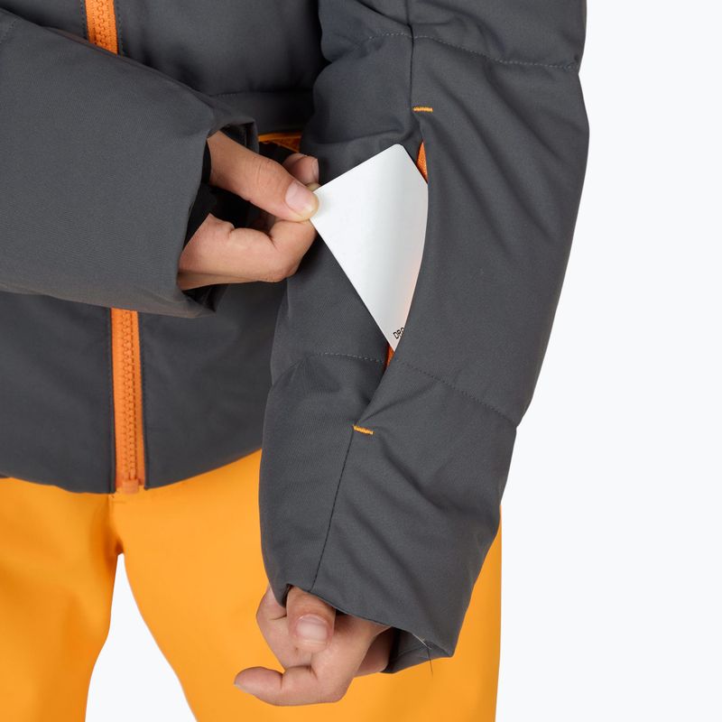 Giacca da sci da bambino Rossignol Boy Siz onyx grey 9