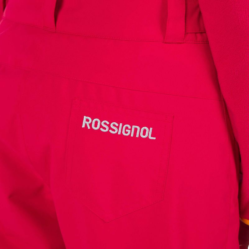 Rossignol Girl Ski pantaloni da sci per bambini rosso rubino 5