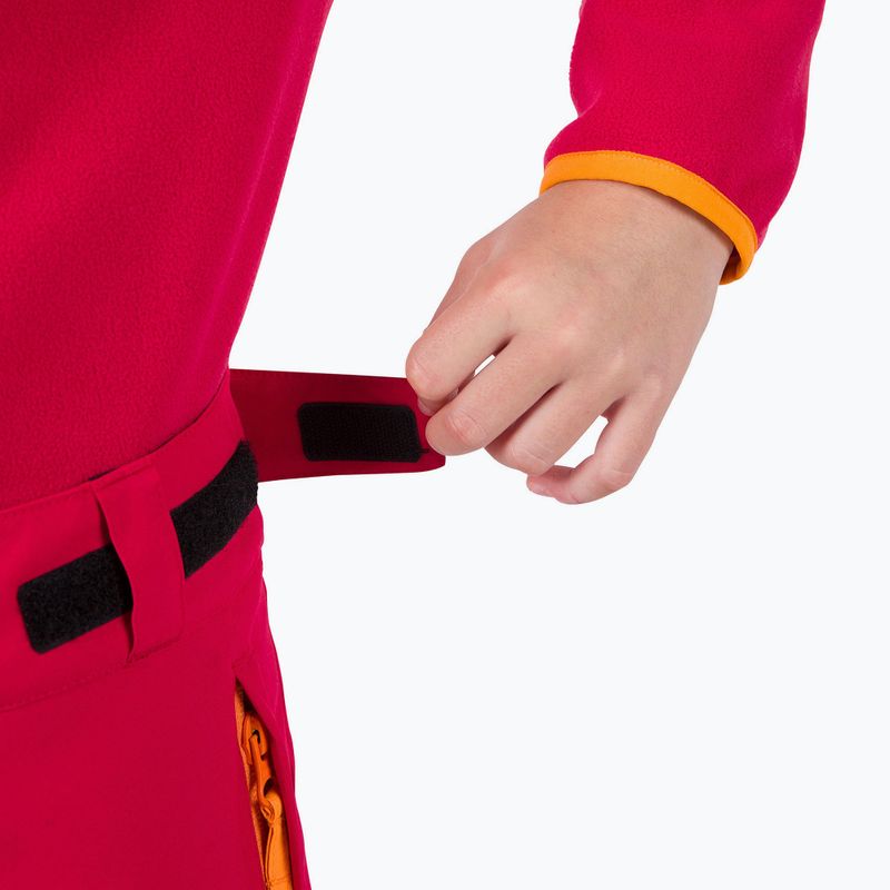 Rossignol Girl Ski pantaloni da sci per bambini rosso rubino 6