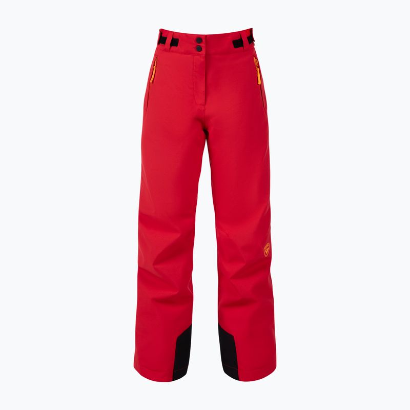 Rossignol Girl Ski pantaloni da sci per bambini rosso rubino 8