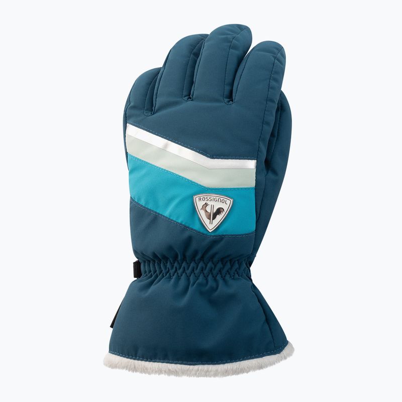 Guanto da sci donna Rossignol New Piste G deep lake 2