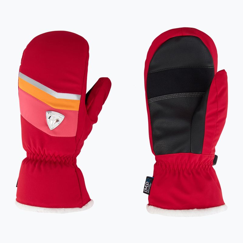 Guanto da sci Rossignol da donna New Piste M rosso rubino