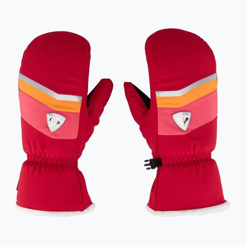 Guanto da sci Rossignol da donna New Piste M rosso rubino 2