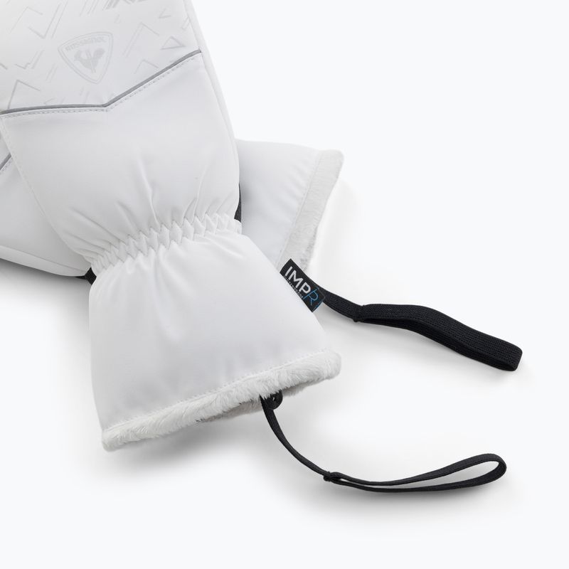 Guanto da sci Rossignol Temptation Impr M da donna, bianco 6