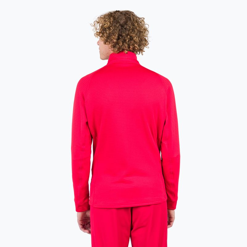 Rossignol uomo Blackside Fleece Fz felpa sportiva rossa 3