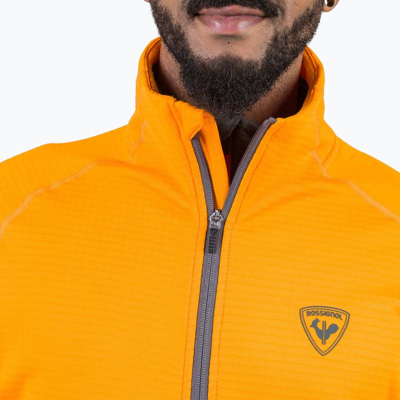 Felpa Rossignol Blackside Fleece Fz sunburst da uomo 4