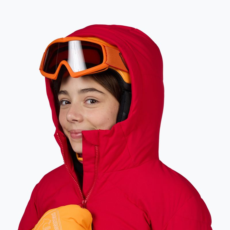 Giacca da sci per bambina Rossignol Girl Staci ruby red 5