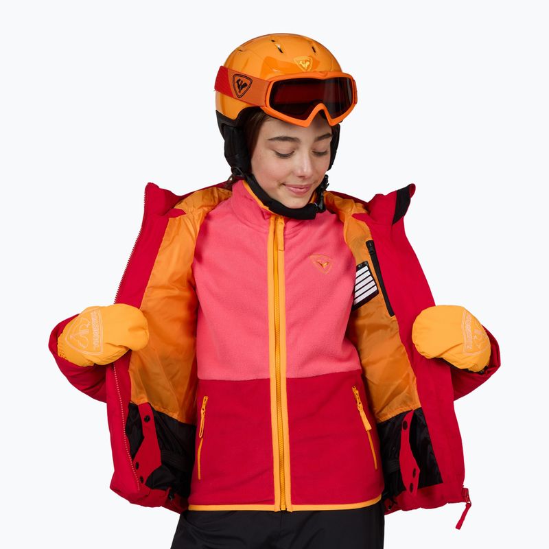 Giacca da sci per bambina Rossignol Girl Staci ruby red 9