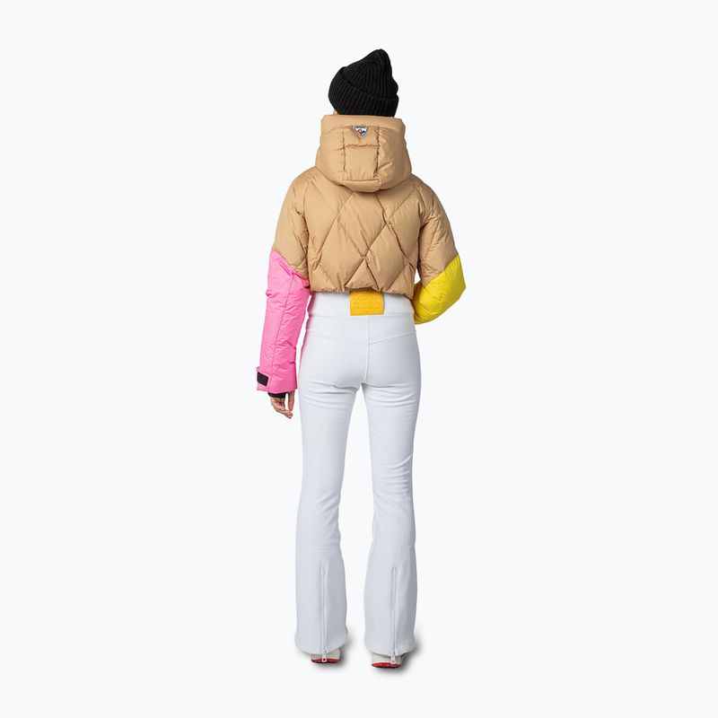 Tuta da sci da donna Rossignol Sublim Down Overall bianco 2