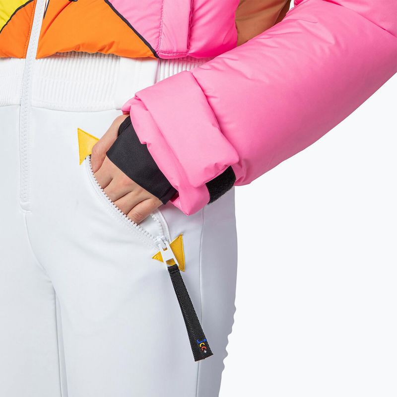 Tuta da sci da donna Rossignol Sublim Down Overall bianco 8