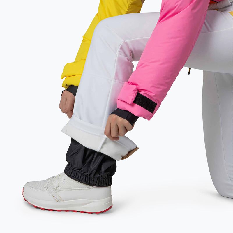Tuta da sci da donna Rossignol Sublim Down Overall bianco 12
