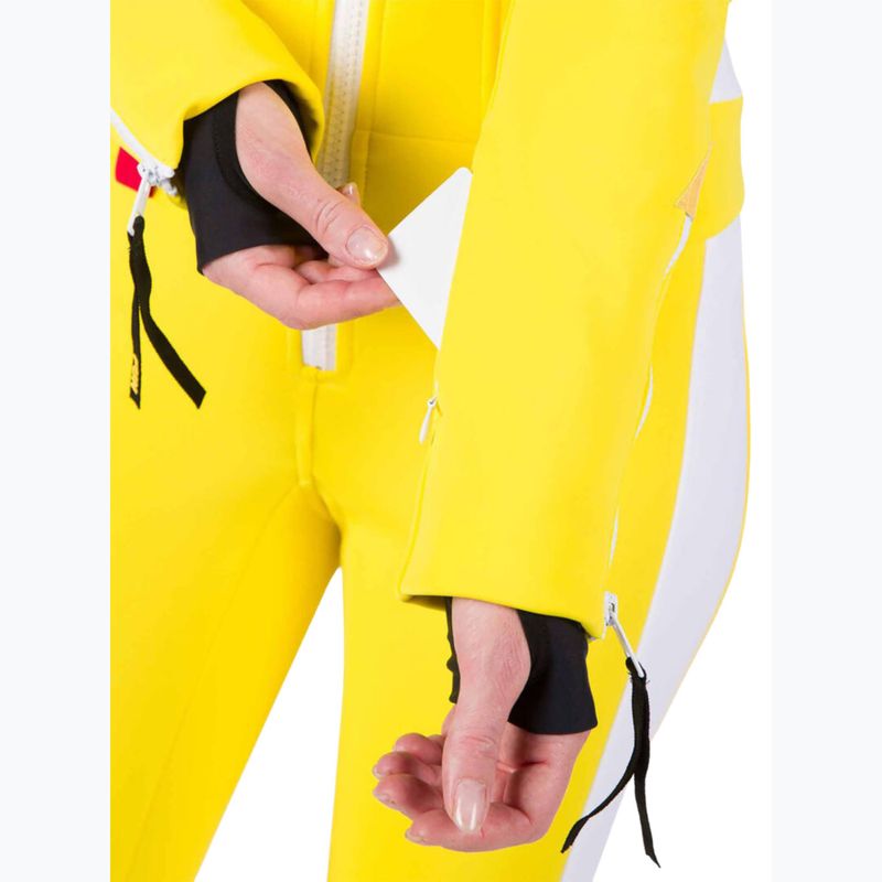 Tuta da sci da donna Rossignol Sublim Insulated Overall giallo vero 4