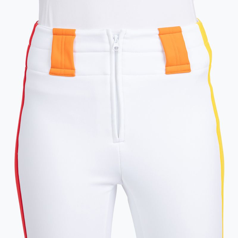 Pantaloni da sci Rossignol Sirius Softshell da donna, bianco 6