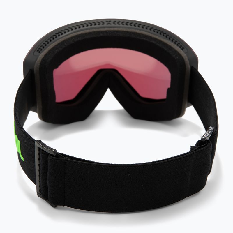 Maschera da sci Rossignol Otava Hero black/persimmon/pink 4