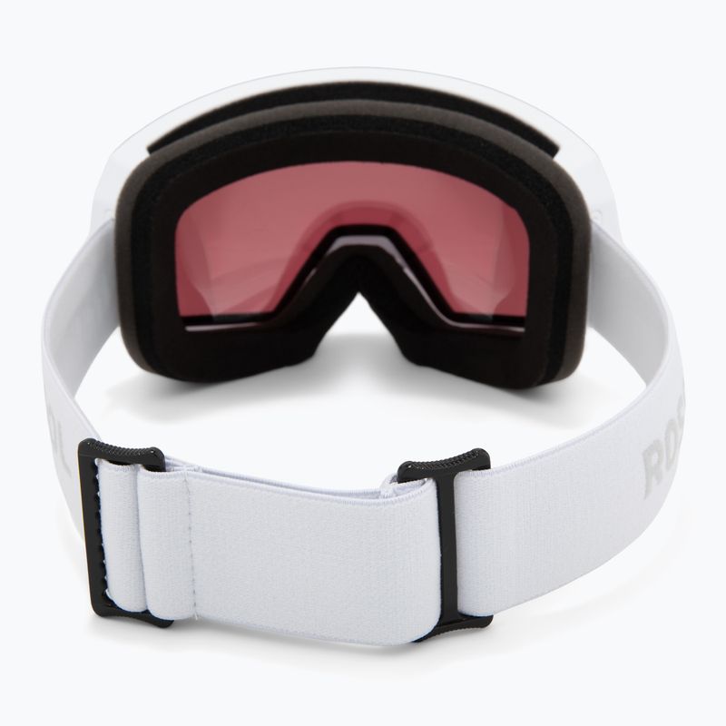 Maschera da sci Rossignol Izar white/pink 5