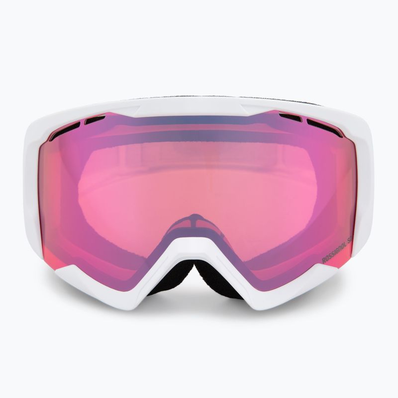 Maschera da sci Rossignol Spiral white/pink 2