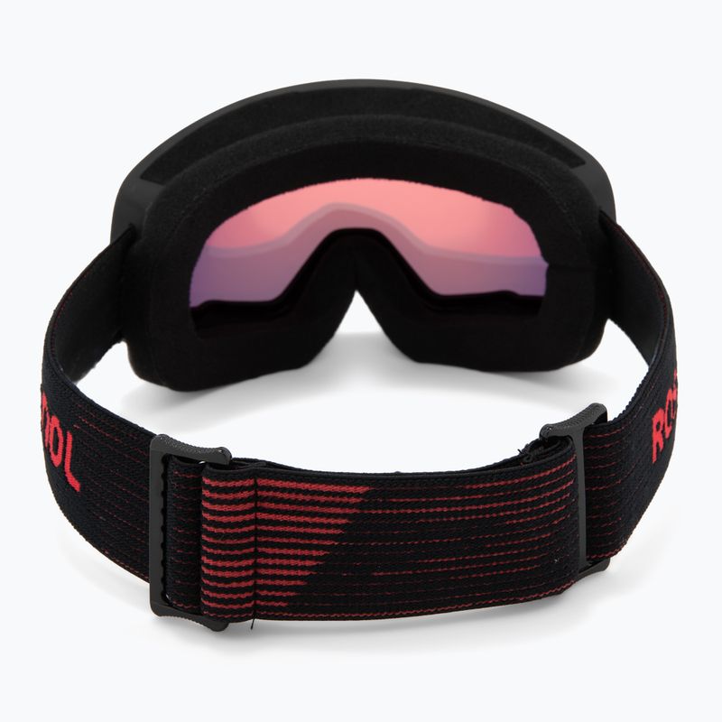 Maschera da sci Rossignol Spiral black/red/pink 3