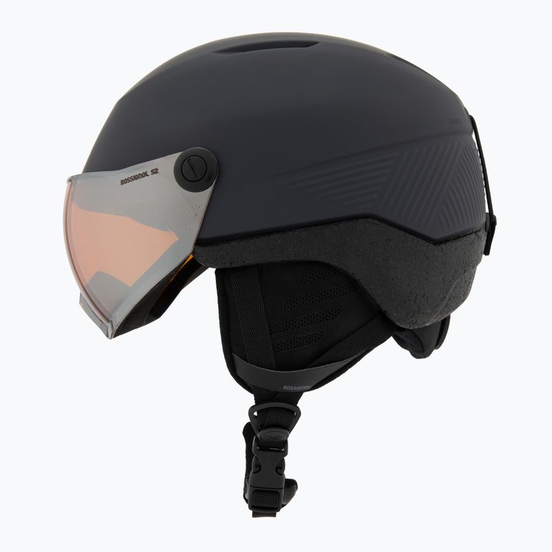 Casco da sci Rossignol Fit Visor Impacts Strato/Orange Silver 3