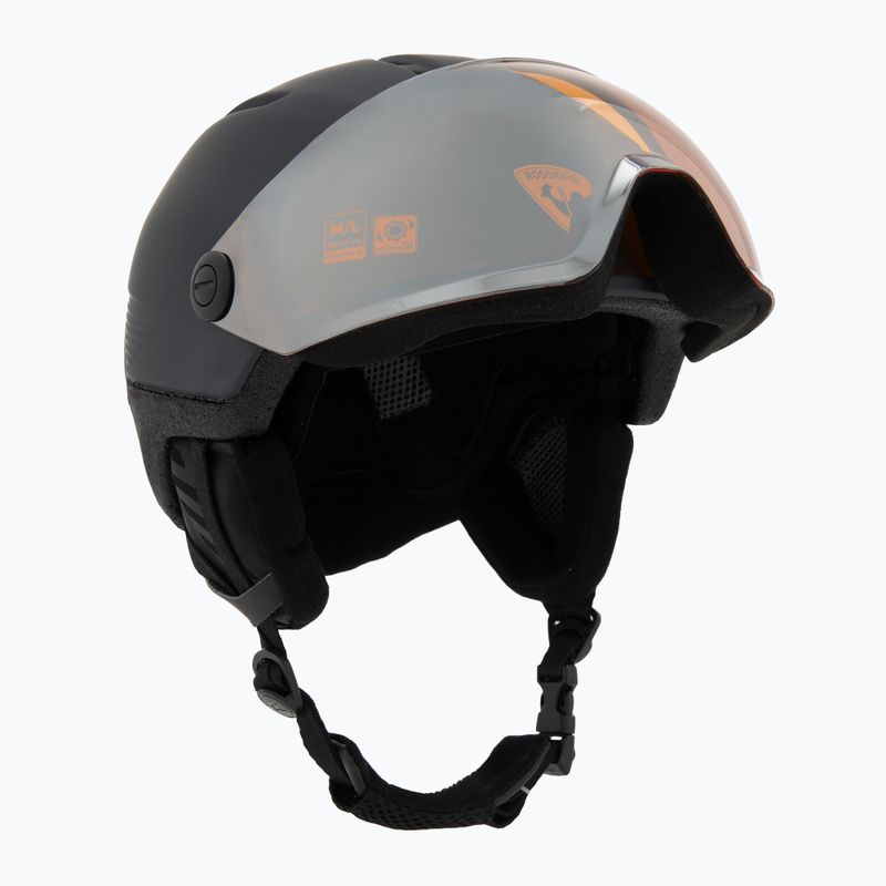 Casco da sci Rossignol Fit Visor Impacts Strato/Orange Silver 9