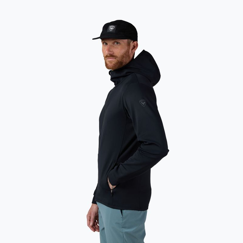 Pile uomo Rossignol Mid Layer Stretch Hoodie black 4
