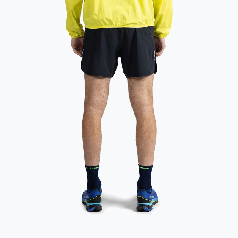 Pantaloncini da corsa Rossignol Sapa 5" da uomo, nero 3