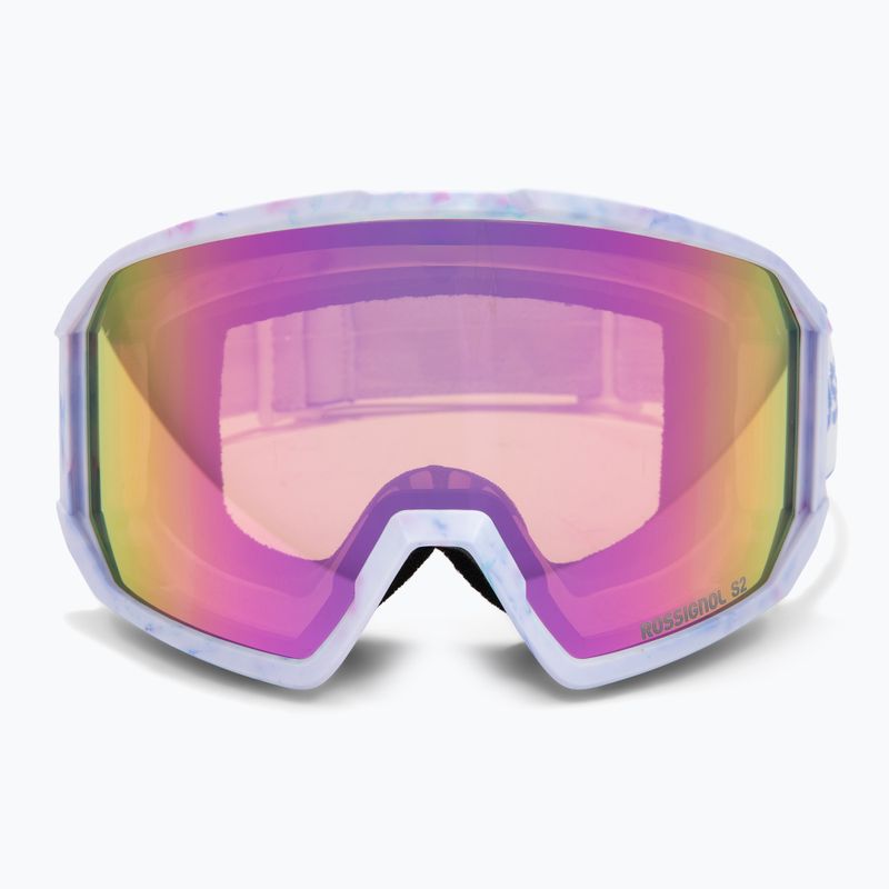 Maschera da sci Rossignol Essential white/pink 2
