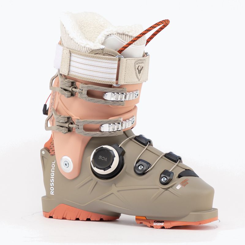 Scarponi da sci donna Rossignol Alltrack 90 BOA GW W khaki/peach 6