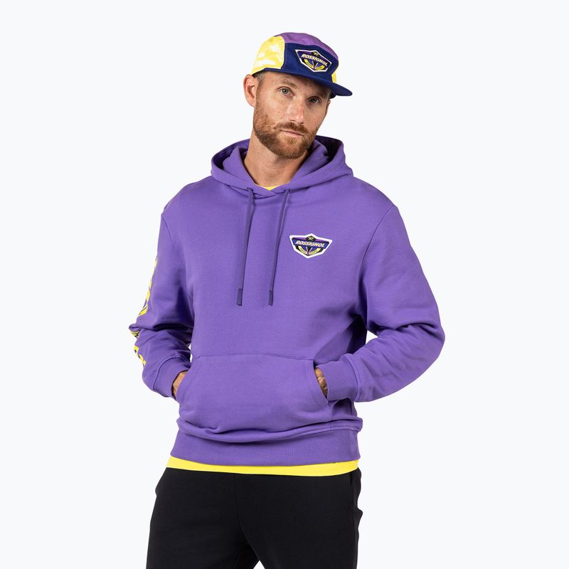 Felpa con cappuccio Rossignol Super Hoodie super violet 2