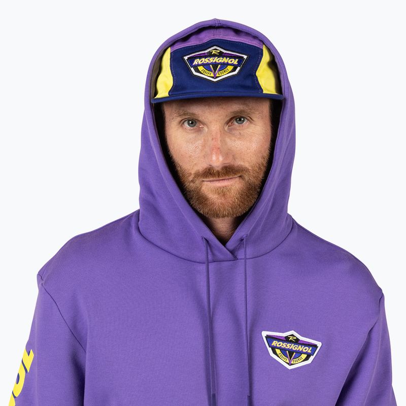 Felpa con cappuccio Rossignol Super Hoodie super violet 6