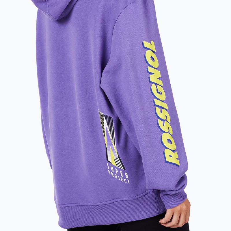 Felpa con cappuccio Rossignol Super Hoodie super violet 7