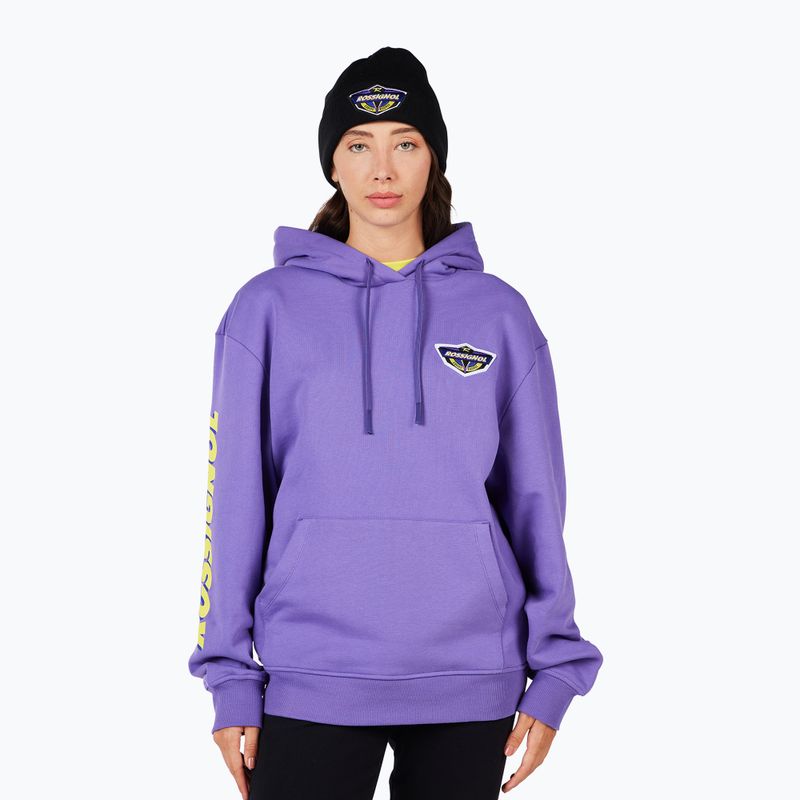 Felpa con cappuccio Rossignol Super Hoodie super violet 8