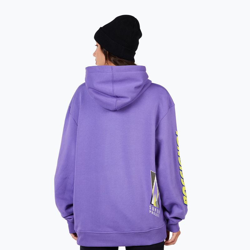 Felpa con cappuccio Rossignol Super Hoodie super violet 10