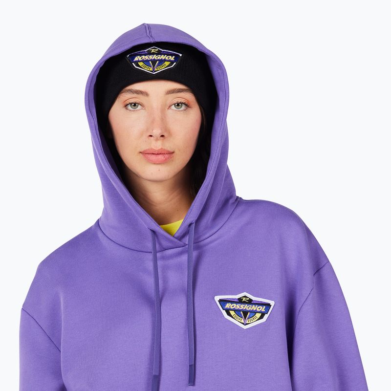 Felpa con cappuccio Rossignol Super Hoodie super violet 12