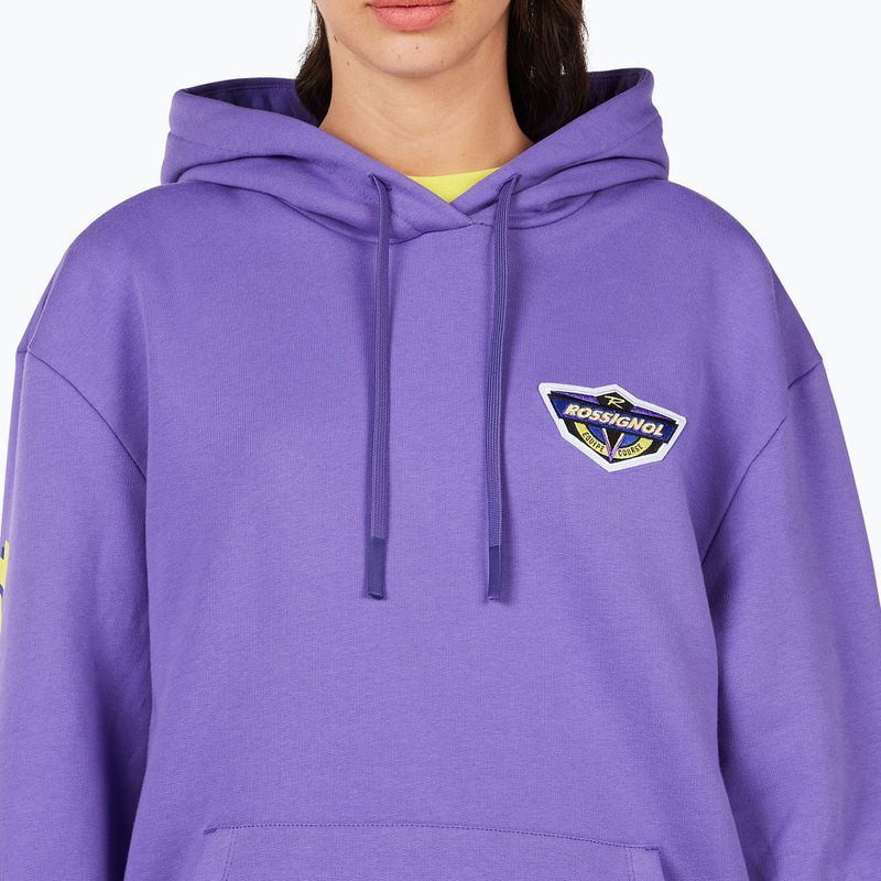 Felpa con cappuccio Rossignol Super Hoodie super violet 13