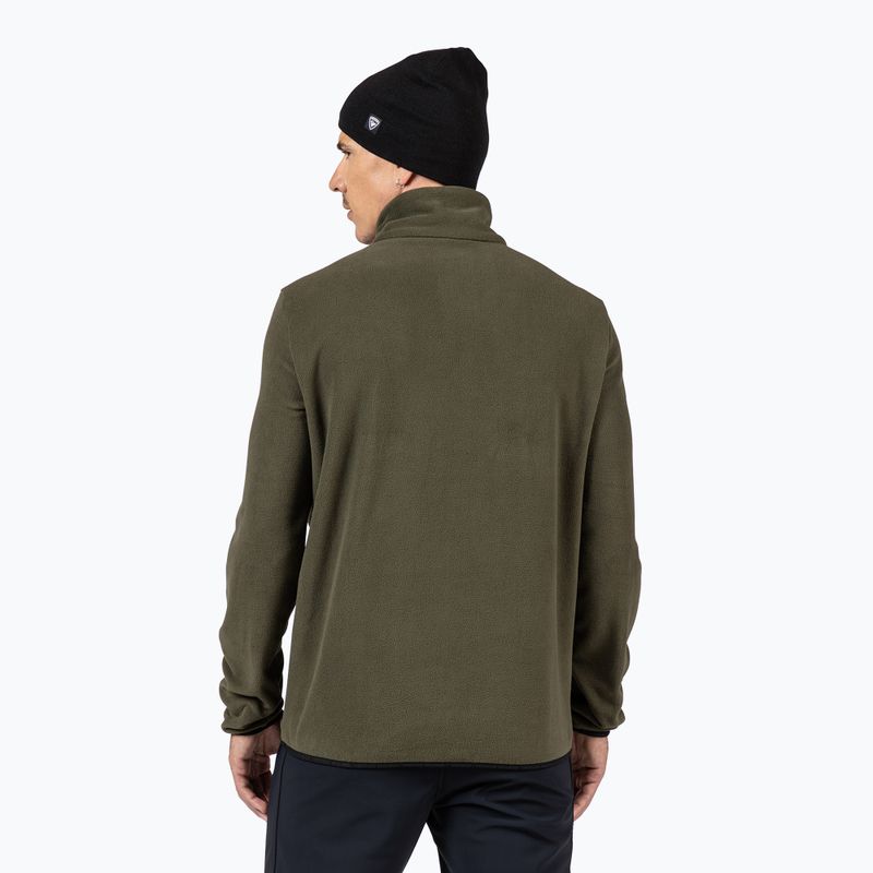 Felpa uomo Rossignol Strawpile Fleece Hz olive shadow 3