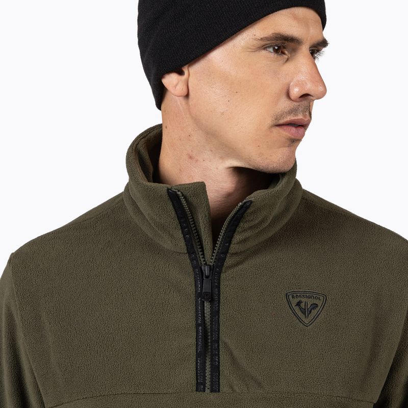 Felpa uomo Rossignol Strawpile Fleece Hz olive shadow 5