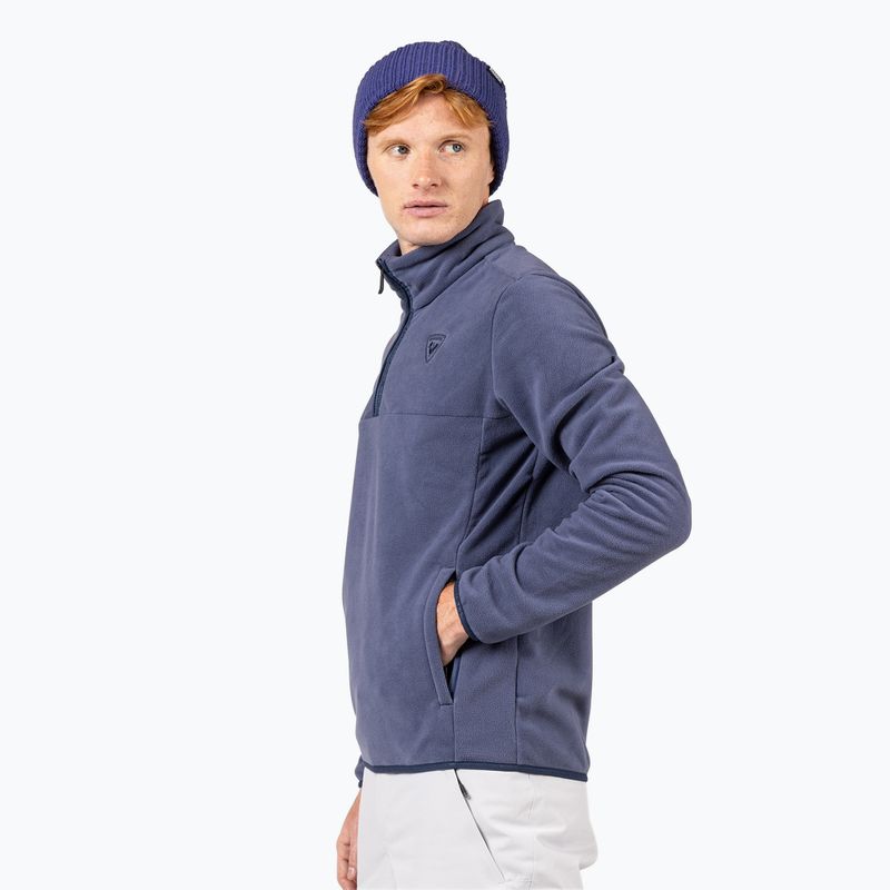 Felpa uomo Rossignol Strawpile Fleece Hz true night blue 4