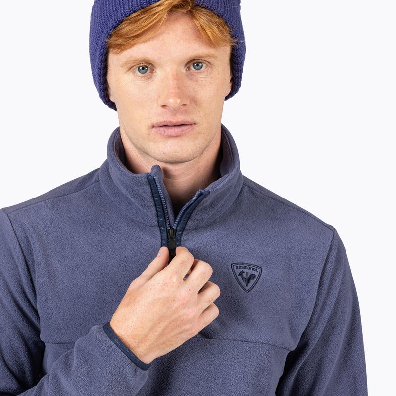 Felpa uomo Rossignol Strawpile Fleece Hz true night blue 5