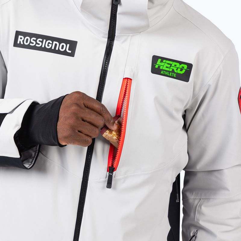 Giacca da sci uomo Rossignol Hero Blakside Insulated soft grey 9