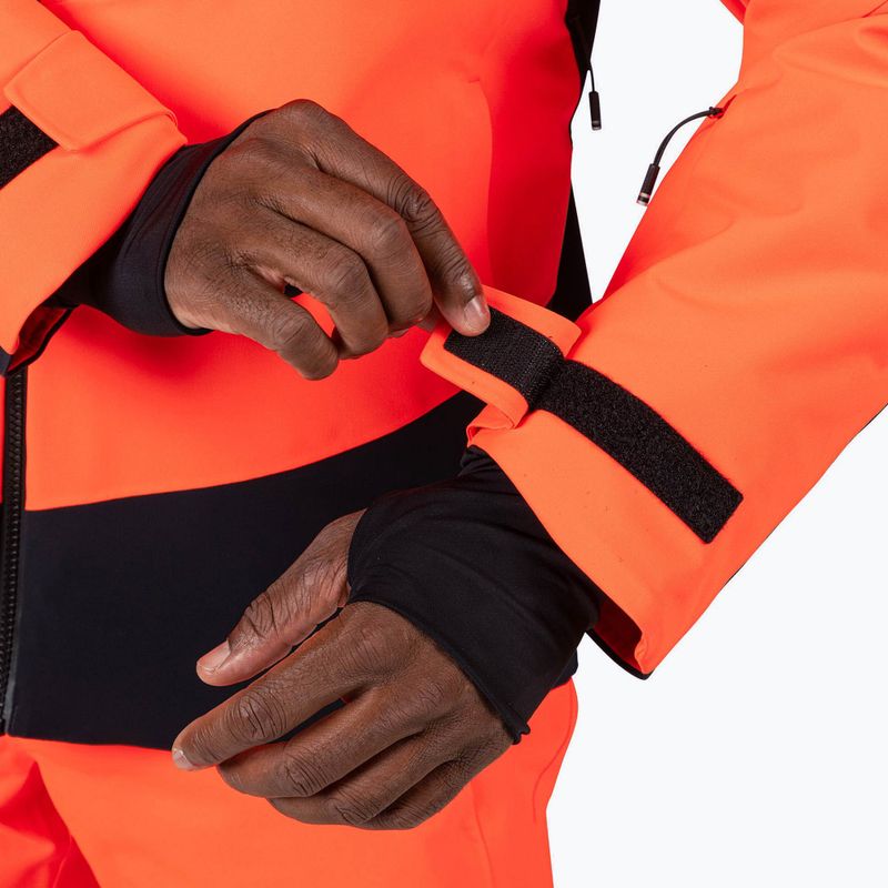 Giacca da sci uomo Rossignol Hero Blakside Insulated neon red 10