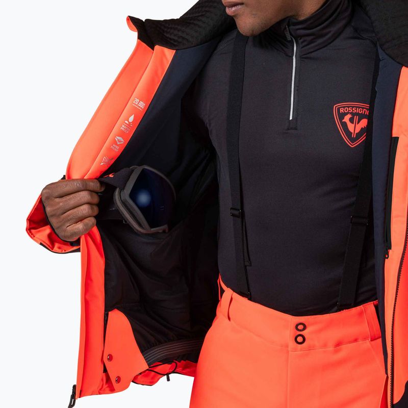 Giacca da sci uomo Rossignol Hero Blakside Insulated neon red 13