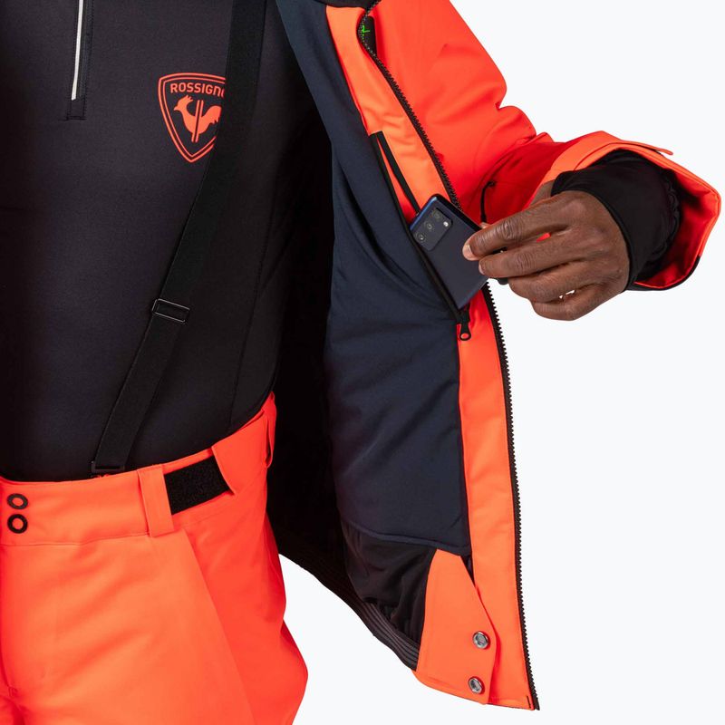 Giacca da sci uomo Rossignol Hero Blakside Insulated neon red 14