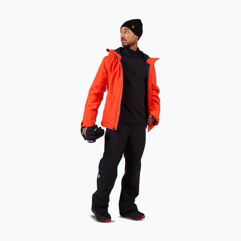 Felpa da sci uomo Rossignol Mid Layer Stertch Half Zip black 2