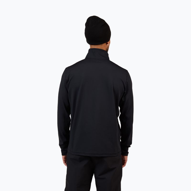 Felpa da sci uomo Rossignol Mid Layer Stertch Half Zip black 3