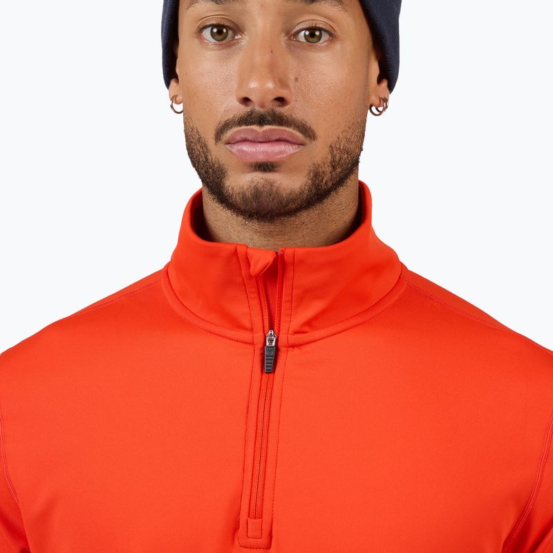 Felpa da sci uomo Rossignol Mid Layer Stertch Half Zip golden gate 5