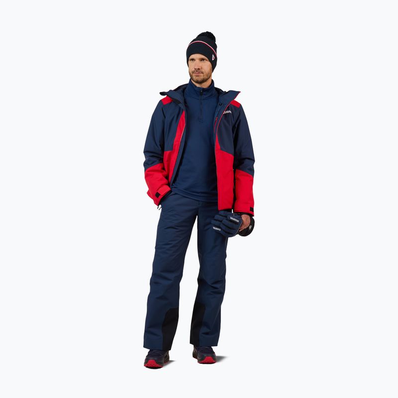 Felpa da sci uomo Rossignol Mid Layer Stertch Half Zip dark navy 2
