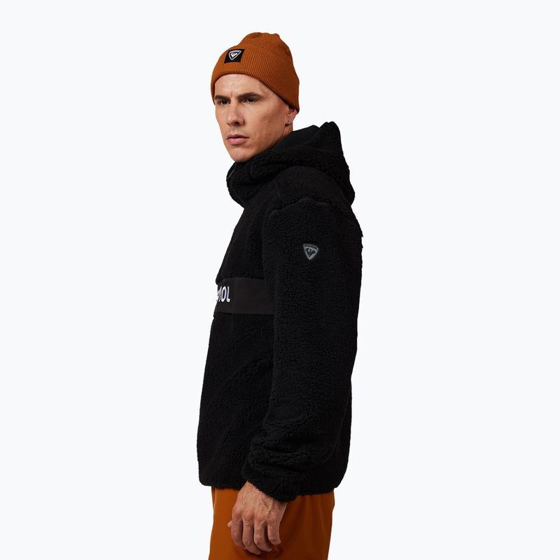 Felpa da uomo Rossignol Alltrack Anorak Fleece black 4