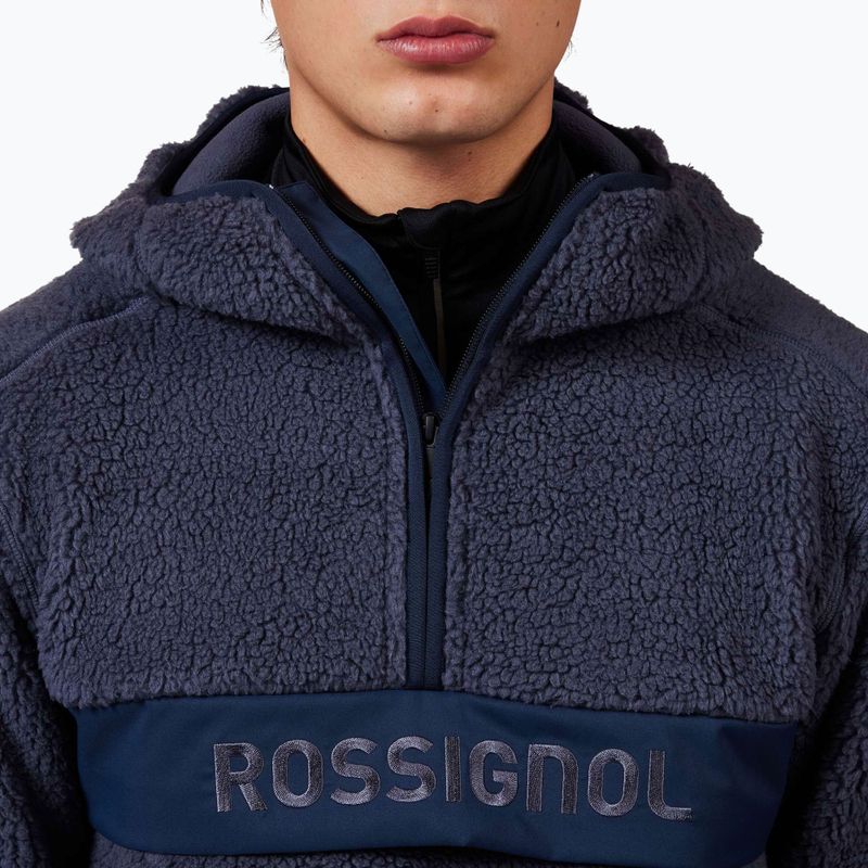 Felpa uomo Rossignol Alltrack Anorak Fleece true night blue 6