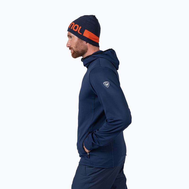 Pile uomo Rossignol Mid Layer Stretch Hoodie dark navy 4